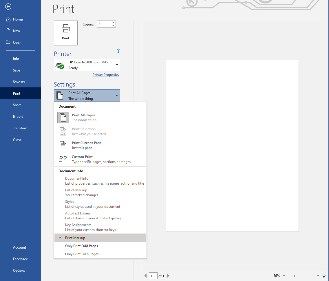 Printing A Word Document That Won't Print. – Pwcs Information Technology