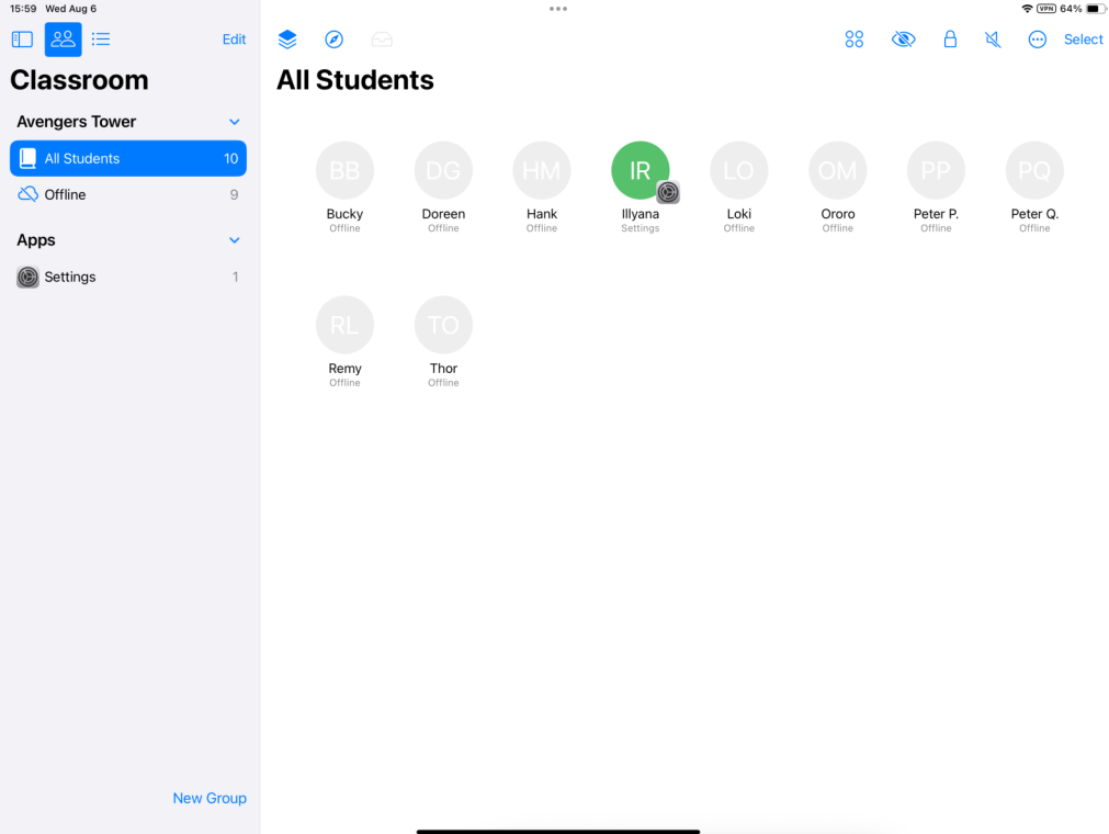 Apple Classroom for Teachers – PWCS Information Technology